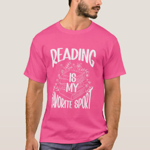 T-shirt Reading Is My Favorite Sport Bookworm