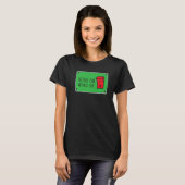 T-shirt Reading Library Women Bookworm (Devant entier)