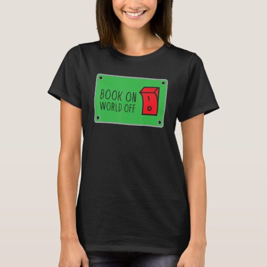 T-shirt Reading   Library Women Bookworm (Devant)
