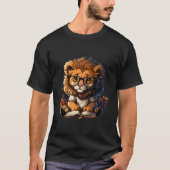 T-shirt Reading Lion For Books Reading For Book Readers (Devant)