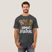 T-shirt Reading Lover Apparel Wild About Reading Reading B (Devant entier)