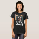 T-shirt Reading Teacher Interventionist Specialist Literac (Devant entier)