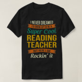 T-shirt Reading Teacher Toxits Funny Appreciation  (Design devant)
