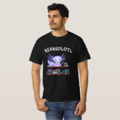 T-shirt Readsolotl Amateur de livre Funny Axolotl (Devant entier)