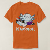 T-shirt Readsolotl Lire Livre Axolotl Drôle Lecture Poisso (Design devant)