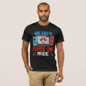 T-shirt Ready Player One Mode Pixel Art Gaming Shirt (Devant entier)