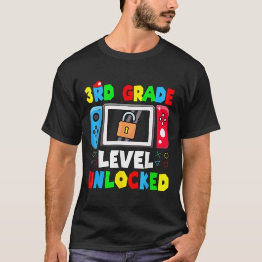 T-shirt Ready To 3rd Grade Gamer First Day Of School Boy G (Devant)