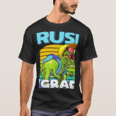 T-shirt Ready To Crush 1st Grade Dinosaur Back To School B (Devant)