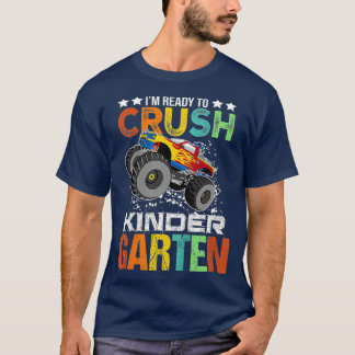 T-shirt Ready To Crush Kindergarten Monster Truck