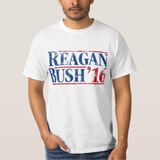 T-shirt Reagan affligé - Bush' 16