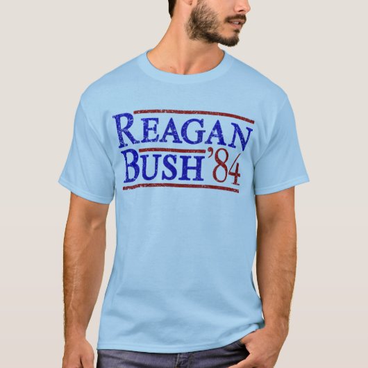 T-shirt Reagan Bush 84 (Devant)