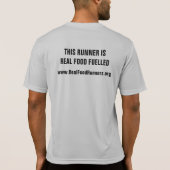 T-Shirt Real Food Runners (Dos)