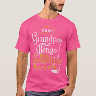 T-shirt Real Grandpas Jouer Guitare Cadeaux Musique Guitar
