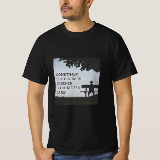 T-shirt Real Grass Wisdom Tee (Devant)