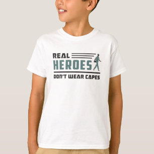T-shirt Real Heroes Paramedic Ambulance EMT EMS drôle
