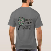 T-shirt Real Men Pickleball (Dos)