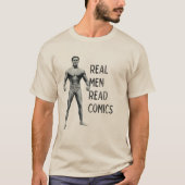 T-shirt "Real Men Read Comics" (Devant)