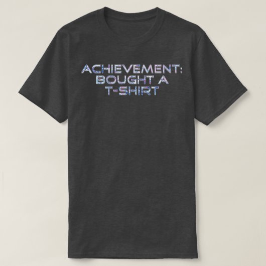 T-shirt Réalisation achetée un T (Design devant)