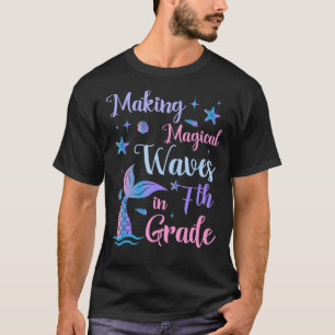 T-shirt Réalisation De Vagues Magiques En Sirène De 7E Ann