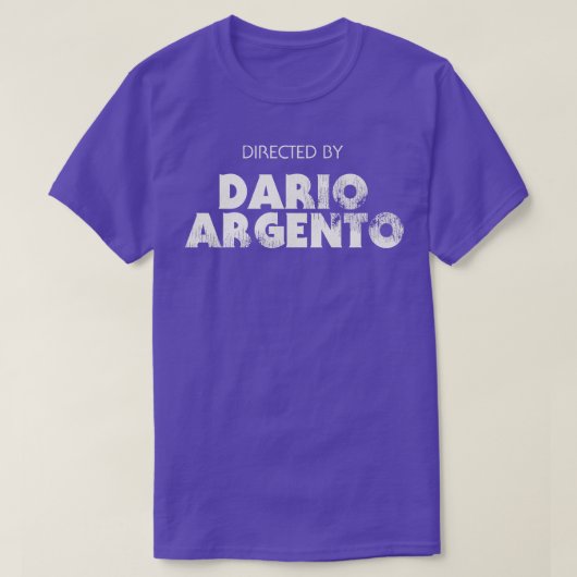T-shirt Réalisé par Dario Argento (Design devant)