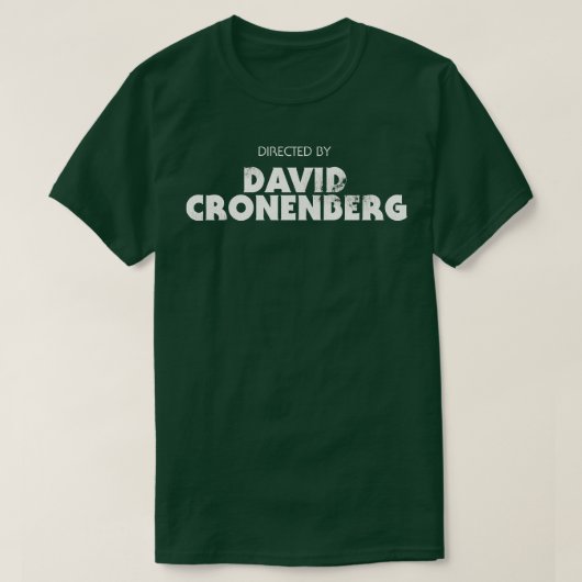 T-shirt Réalisé par David Cronenberg (Design devant)