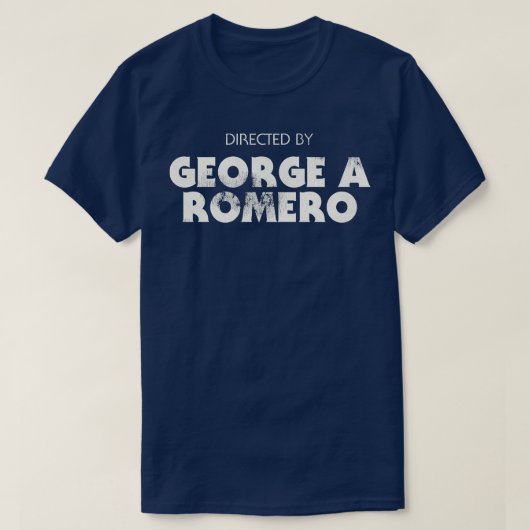 T-shirt Réalisé par George A Romero (Design devant)
