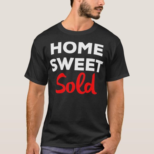 T-shirt Réaliseur de vente de sucré (Devant)