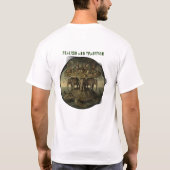 T-shirt Realism and Tradition Surreal Elephant Turtle Art (Dos)