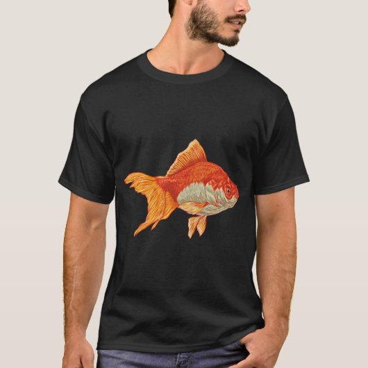 T-shirt Réalisme du poisson rouge (Devant)