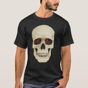 T-shirt réaliste de crâne