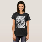 T-shirt Realistic Dragon Drawing Sticker1  (Devant entier)