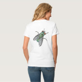 T-shirt Realistic Green Bottle house Fly    (Dos entier)