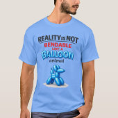 T-Shirt Réalité N'Est Pas Flexible (1) (Devant)