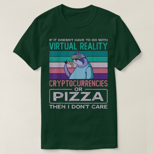 T-shirt Réalité Virtuelle Vr Réalité Augmentée Ar Pizza Ad (Design devant)