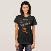 T-shirt Realtor qui résout les problèmes dire (Devant entier)