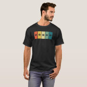 T-shirt Realtor Retro Sunset Realtor (Devant entier)