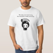 T-Shirt reaper vector met citaat (Voorkant)