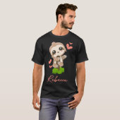 T-shirt Rebecca Sloth Baby Girl Coeurs mignons (Devant entier)