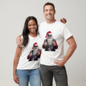 T-shirt Rebel Claus – Biker Santa Christmas Vibes (Unisexe)