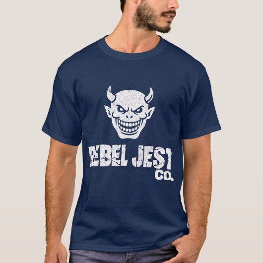 T-shirt Rebel Jester Co. – Devil Grin Streetwear Logo Tee (Devant)