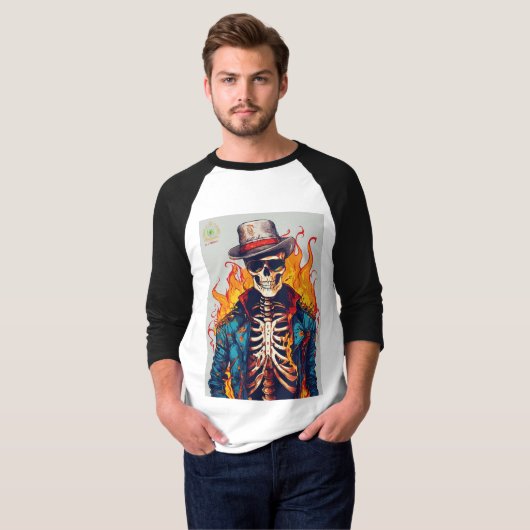 T-shirt Rebel Riffs : Rock & Roll Inspiré Design (Devant entier)