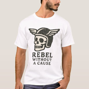 T-shirt Rebel sans crâne de cause
