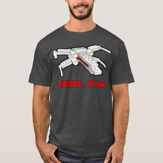 T-shirt Rebel Scum  Revolutionary Fighter Pilot (Devant)