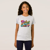 T-Shirt Rebel Soul Rainbow Colors Graphisme (Devant entier)