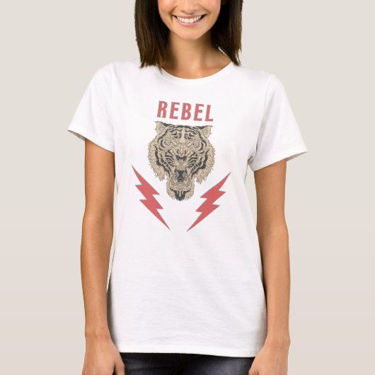 T-shirt Rebel Tiger (Devant)