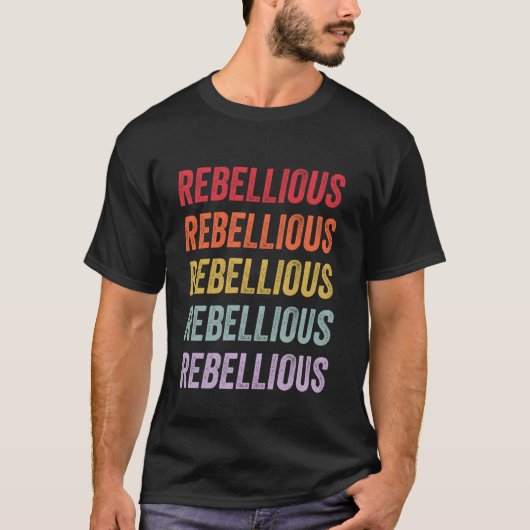 T-shirt rebelle (Devant)