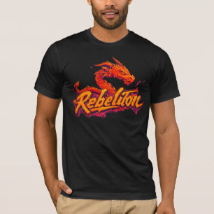 T-shirt Rebellie Draak verhaal