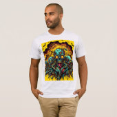 T-shirt Rébellion des zombies : (Devant entier)