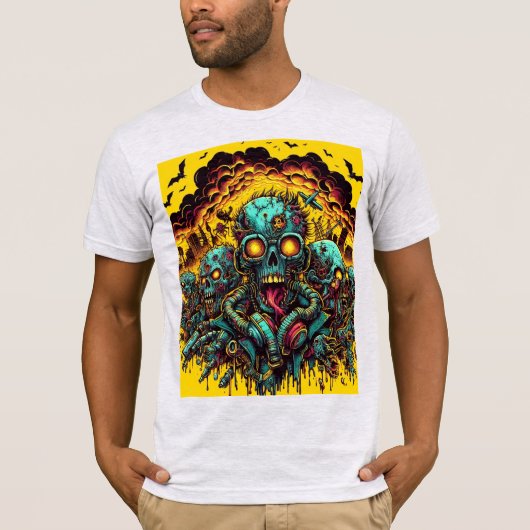 T-shirt Rébellion des zombies : (Devant)