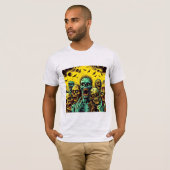 T-shirt Rébellion des zombies : (Devant entier)